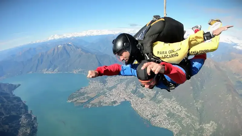 Fallschirm Tandemsprung Incredible Locarno