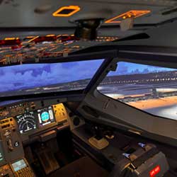 Simulatorflug Flugplatz Kloten