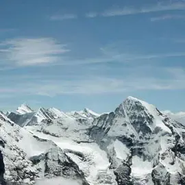 Flugzeug Rundflug Eiger Mönch Jungfrau