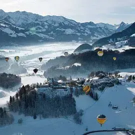 Heissluftballon Alpenfahrt